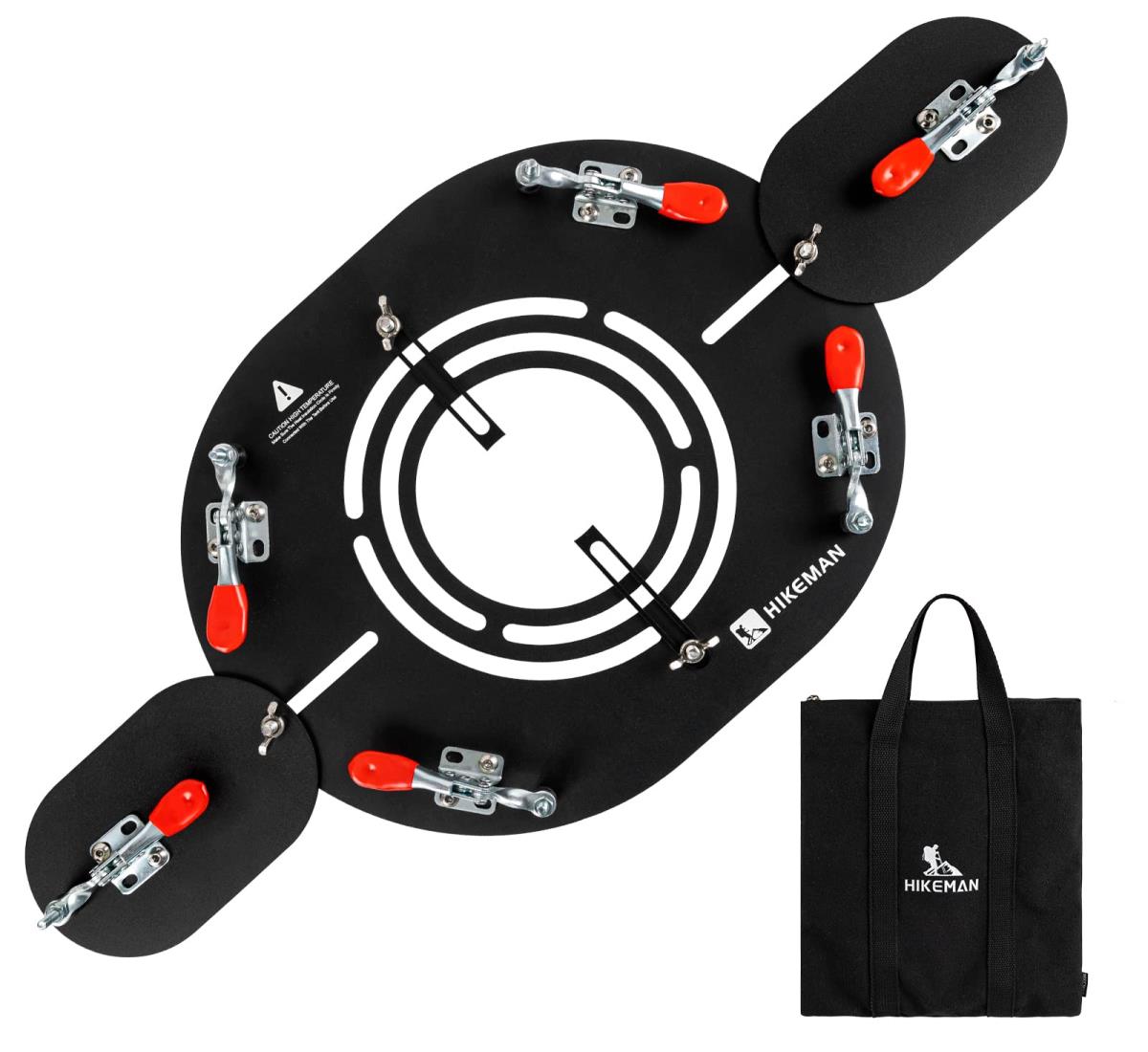 煙突ガード 煙突口ガード ストーブジャック テントプロテクター 耐火 遮熱 固定金具角度改良 上下小板..