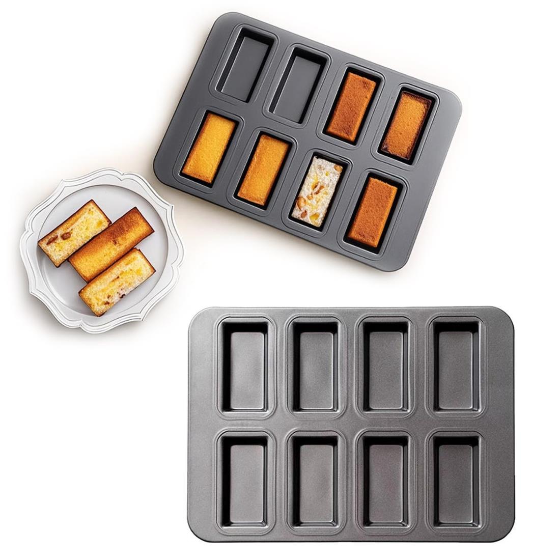 Cluoling フィナンシェ型 マフィン型 粘りにくいケーキ型 シリコン加工天板 ミニ お菓子 焼き型 製菓用..