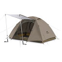 【当店限定!エントリーでポイント10倍】Naturehike公式ショップ テント 2人用 軽量 自立式 前室付き ダブルウォール アウトドア 防風 収納袋付き コンパクト 3シーズン 防災用 キャンピング 登山