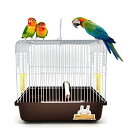 【当店限定!エントリーでポイント10倍】Gifty 鳥かご ケージ とまり木付き 小鳥 移動用 おでかけ キャリー 文鳥 インコ バードケージ 避難 病院 Mサ...