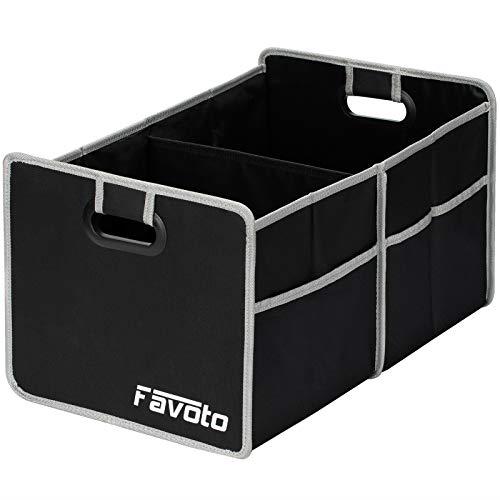 Favoto 車用収納ボックス トランクボックス トランクケース ラゲッジルーム収納 折り畳み式 大容量 車用収納ボックス 収納ケース 耐摩耗性 SUV/軽自動車などの大中小型車に適用