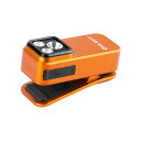 OLIGHT(オーライト) Oclip Pro LEDランニングライト 軽量 小型 3つの光源 500ルーメン 射程120メートル IPX6防水 Type-C充電式 クリップオン 磁気 高視認性 犬 散歩 キャンプ 読書用ライト 点検 ウォーキング サイクリング ハイキング アウトドア 登山 (orange)