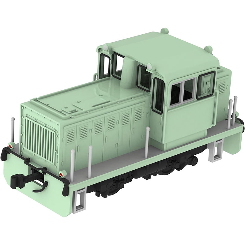 【12月再入荷予定】PLUM プラモデル 1/80 小型機関車 凸型グリーン PP253