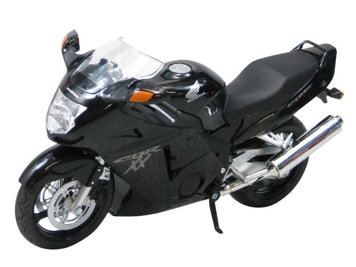 アオシマ プラモデル 1/12 完成品ダイキャストバイク Honda CBR1100XXスーパーブラックバード ブラック