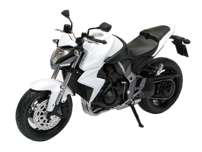 アオシマ プラモデル 1/12 完成品ダイキャストバイク Honda CB1000R ホワイト