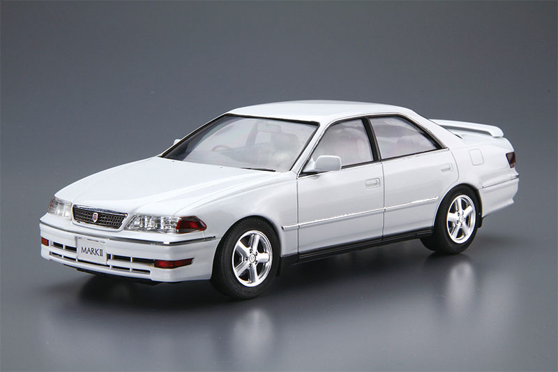 アオシマ プラモデル 1/24 ザ・モデルカー No.100 トヨタ JZX100 マークII ツア ...