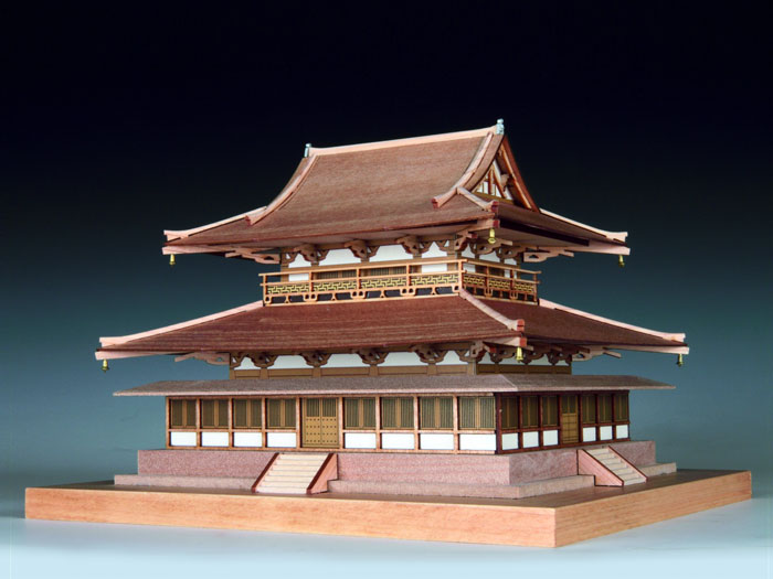 ウッディジョー 1/150 法隆寺 金堂