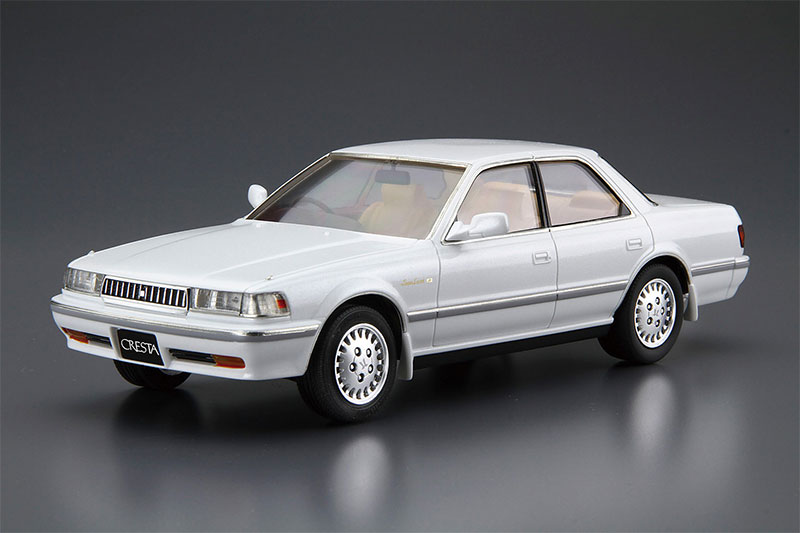 アオシマ 1/24 ザ・モデルカー No.81 トヨタ JZX81 クレスタ 2.5スーパールーセントG '90