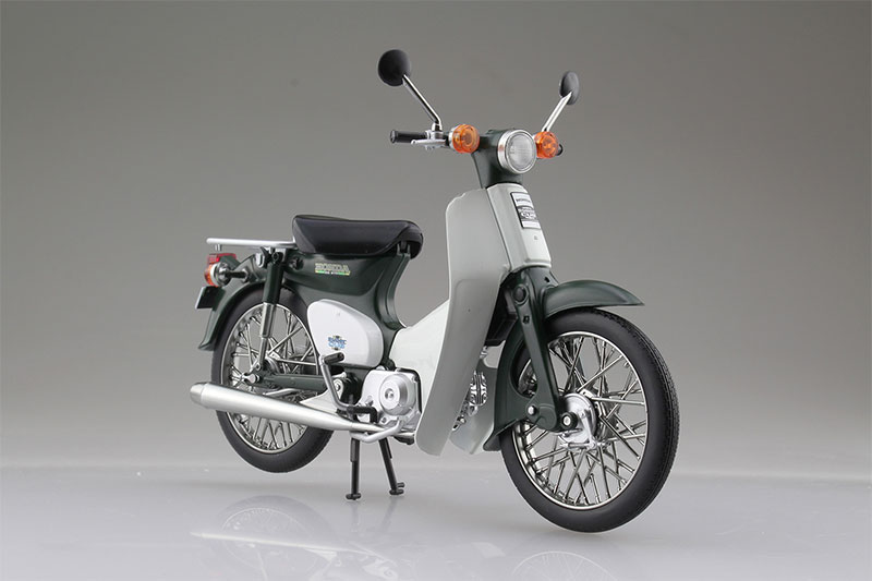 SKYNET 1/12 完成品バイク Honda スーパーカブ50 グリーン