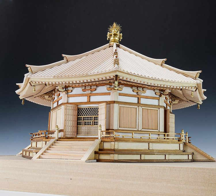 ホビー&雑貨のお店 スターゲートのウッディジョー 1/75 法隆寺夢殿｜アングル2