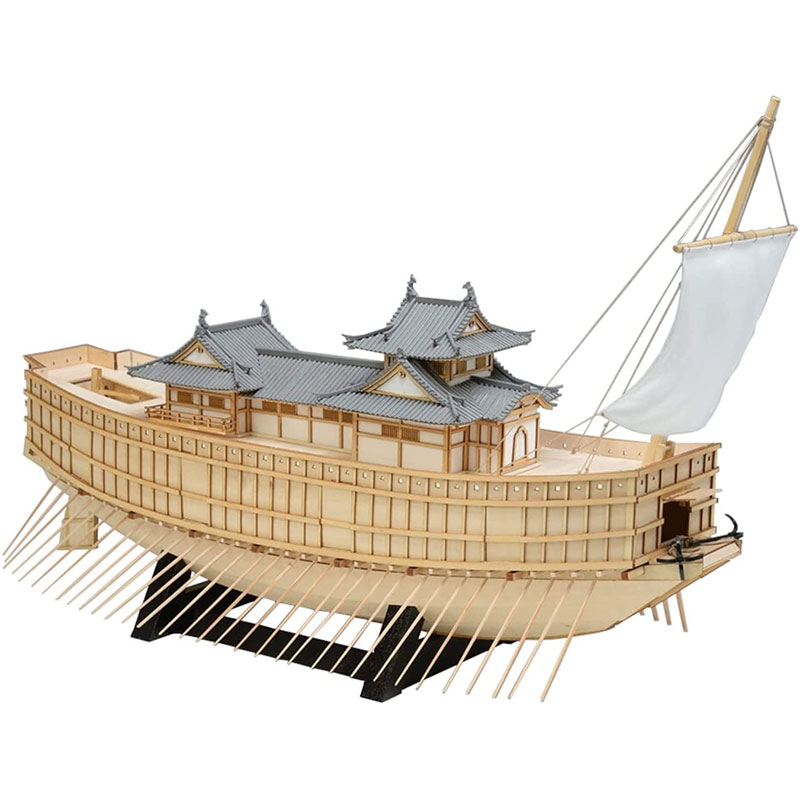 ウッディジョー 木製帆船模型 1/100 安宅船 あたけぶね