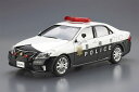 アオシマ プラモデル 1/24 ザ パトロールカー No.6 トヨタ GRS202 クラウンパトロールカー 交通取締用 039 10