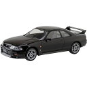 アオシマ プラモデル 1/32 ザ・スナップキット No.15-B ニッサン R33スカイラインGT-R ブラック