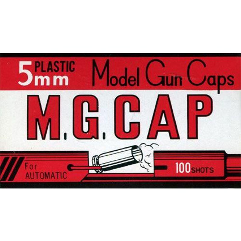 MGC モデルガン用発火式キャップ火薬 M.G.CAP 5mm 100発 赤色