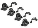 ハイテック XK ラジコンヘリ用スペアパーツ モーターマウントセット ブラック(4個入り)(X130-T)XKX130-002B