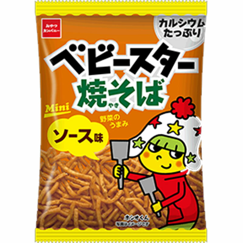 おやつカンパニー ベビースター焼そば ソース味 ミニ （駄菓子 おやつ 遠足 お菓子）のサムネイル