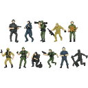 アーテック ジオラマ模型 1/43 サバイバルゲーマー 10個セット