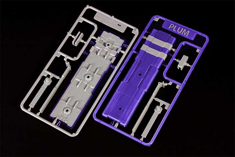 PLUM プラモデル プラアクト オプションシリーズ10 双盾 ソウジュン4 クリアパープル