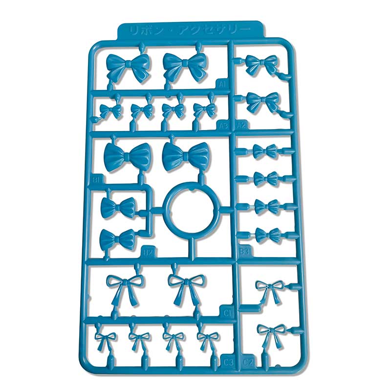 PLUM プラモデル リボン アクセサリー3 ブルー