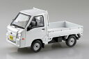 アオシマ プラモデル 1/32 楽プラ スナップキット No.5-FW スバル サンバー トラック フロストホワイト