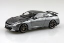 アオシマ プラモデル 1/32 楽プラ スナップキット No.3-DM ニッサン R35 NISSAN GT-R 2024 ダークメタルグレー