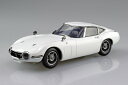 アオシマ プラモデル 1/32 楽プラ スナップキット No.6-PW トヨタ 2000GT ペガサスホワイト