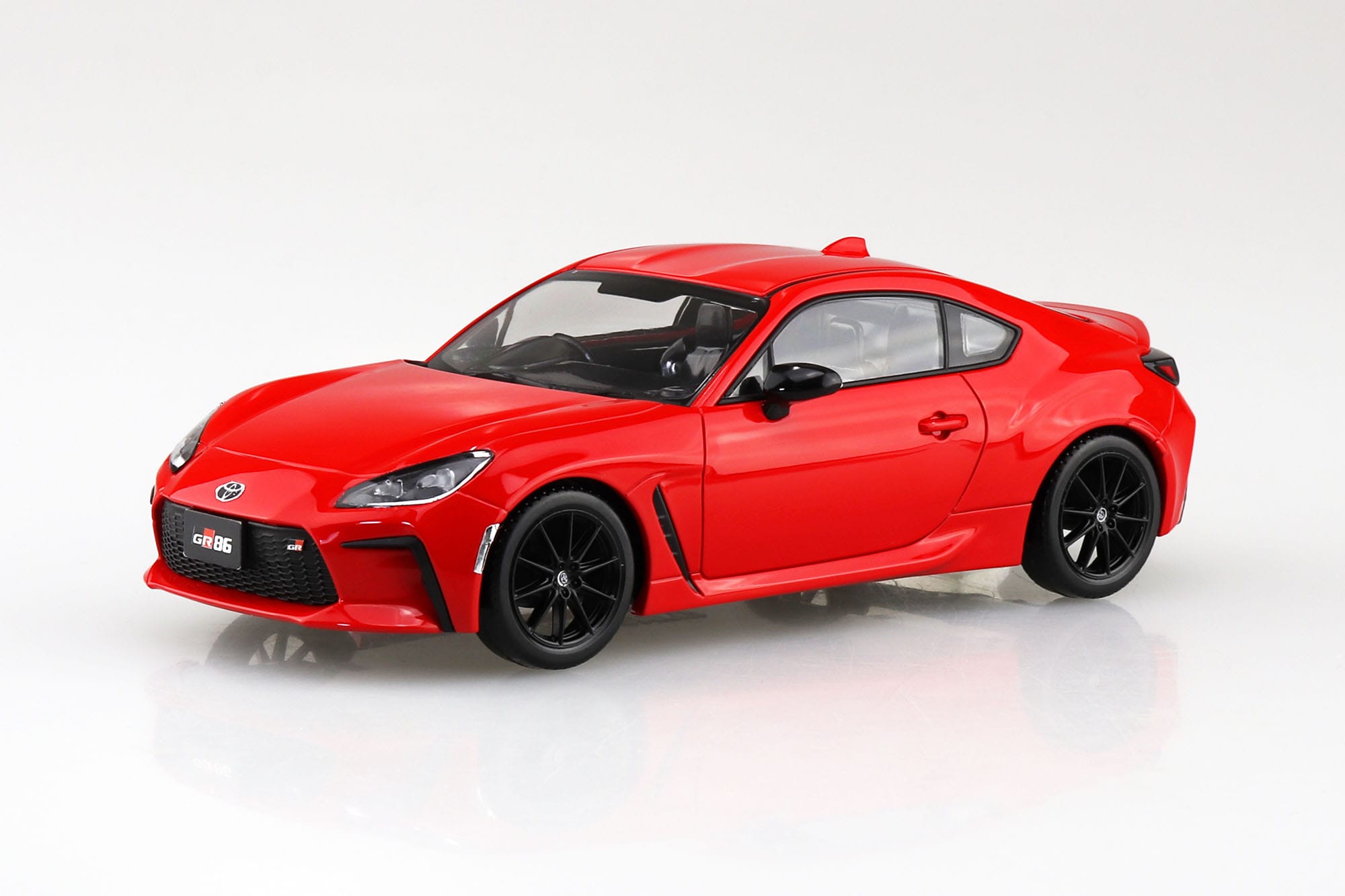 樂天商城 - アオシマ プラモデル 1/32 楽プラ スナップキット No.10-SR トヨタ GR86 2021 スパークレッド