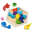 アーテック 木製六角パズル 海の生き物 No.21763