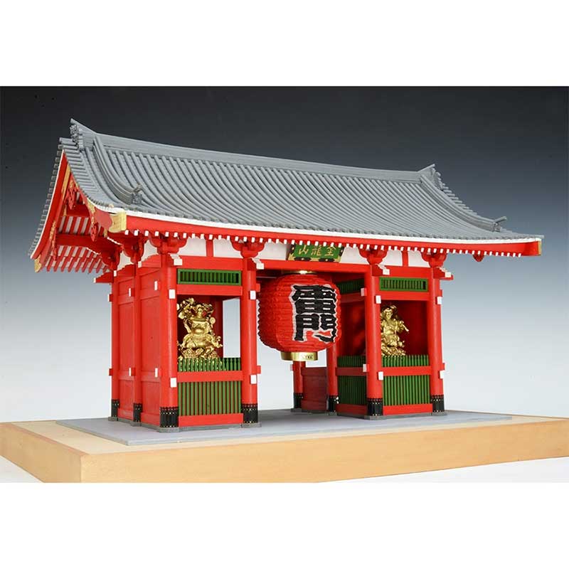 ウッディジョー 木製模型 1/50 浅草寺 雷門