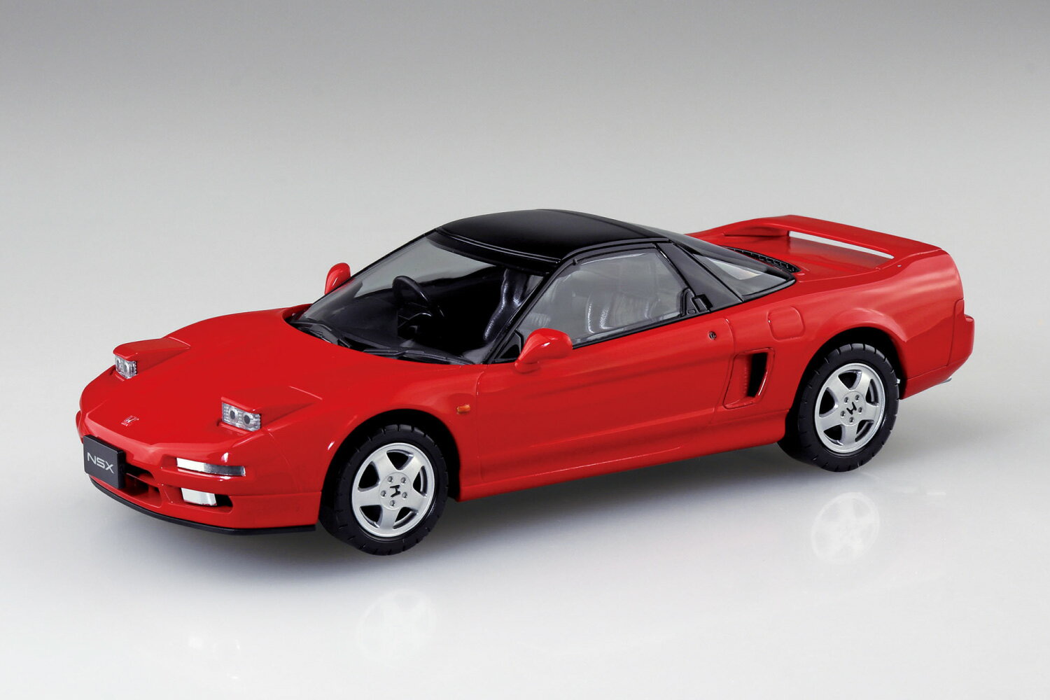 アオシマ プラモデル 1/32 楽プラ スナップキット No.19-FR ホンダ NA1 NSX フォーミュラレッド