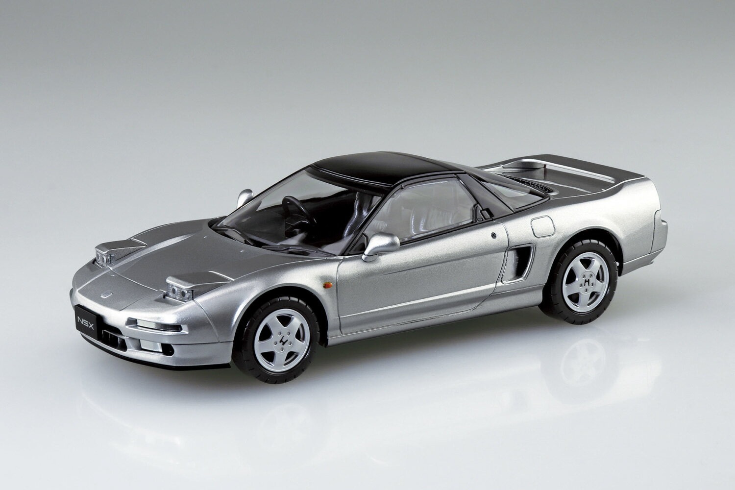 乐天商城 - アオシマ プラモデル 1/32 楽プラ スナップキット No.19-SS ホンダ NA1 NSX セブリングシルバー