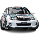 アオシマ プラモデル 1/24 痛車 No.2 ラブライブ!サンシャイン!! GRB インプレッサ WRX STI '10 スバル