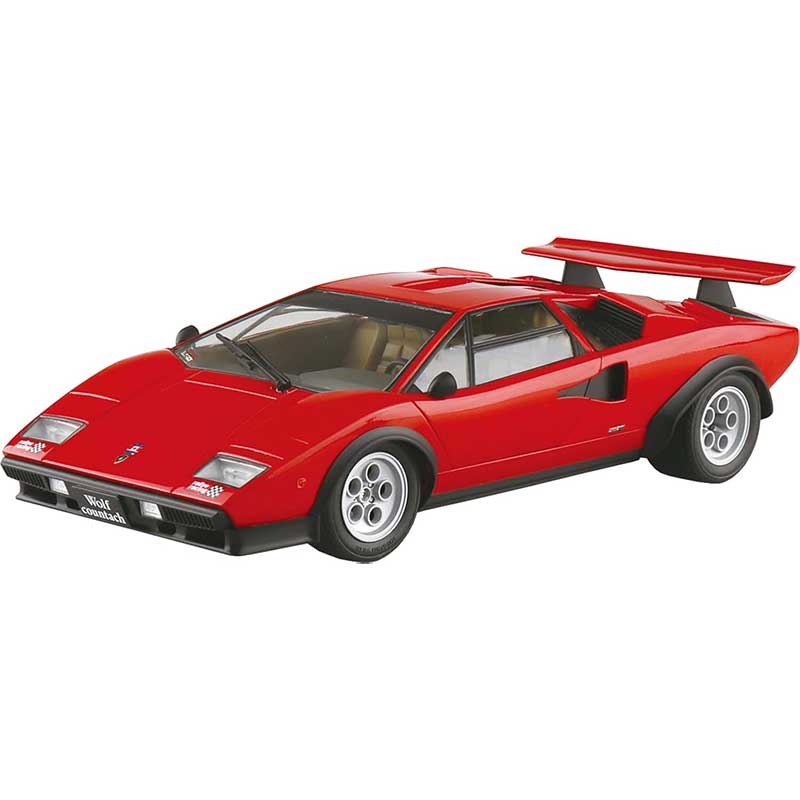 アオシマ プラモデル 1/24 ザ・スーパーカー No.16 '75 ウルフ・カウンタック Ver.1