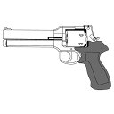 【12月発売予定】マルシン 6mmBB 新型パッキン Xカートリッジ式ガスリボルバー マテバ 6インチ マットブラックABS 木製グリップ仕様