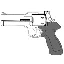 【12月発売予定】マルシン 6mmBB 新型パッキン Xカートリッジ式ガスリボルバー マテバ 4インチ WディーブブラックABS 木製グリップ仕様