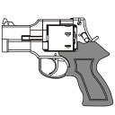 【12月発売予定】マルシン 6mmBB 新型パッキン Xカートリッジ式ガスリボルバー マテバ 3インチ ブラックヘビーウエイト 木製グリップ仕様
