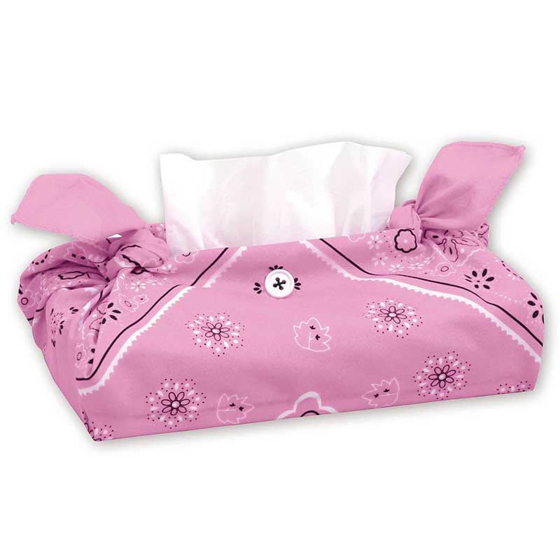 アーテック バンダナティッシュボックスカバー 桃 No.50583