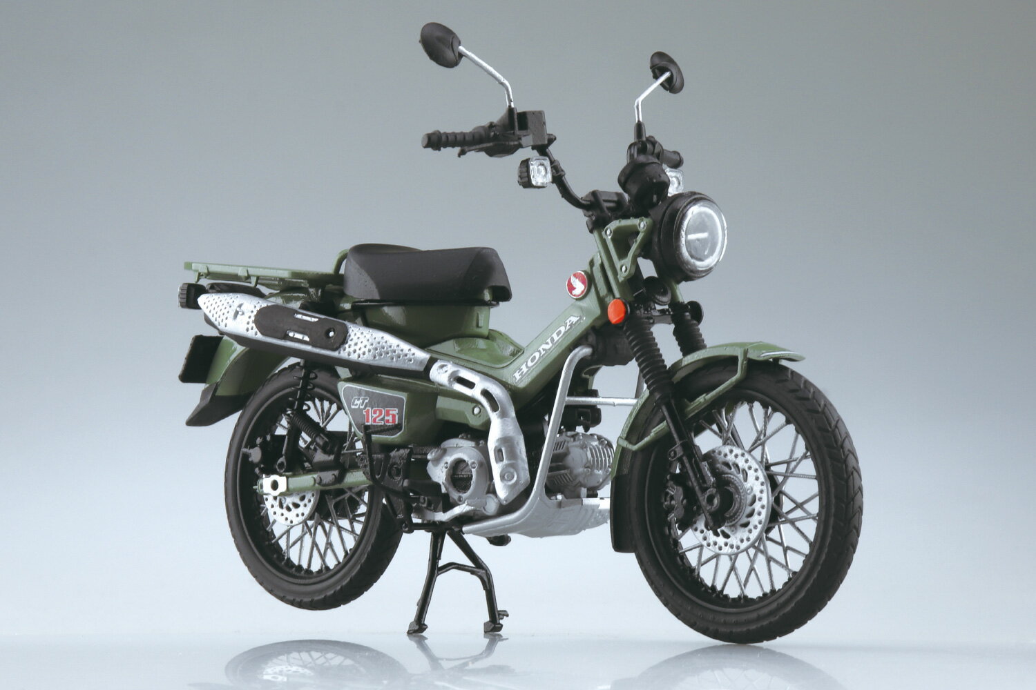 SKYNET 1/12 完成品バイク Honda CT125 ハンターカブ パールオーガニックグリーン