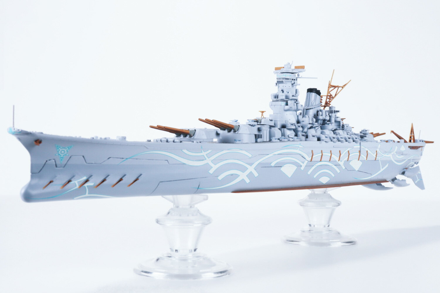アオシマ プラモデル 1/700 蒼き鋼のアルペジオ -アルス・ノヴァ- 霧の艦隊 総旗艦 超戦艦  ...