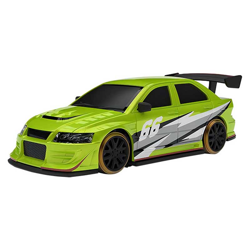 ハイテック ターボレーシング 1/76スケール ドリフトカー C66グリーン No.C66