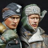 Rakuten - アルパインミニチュアズ プラモデル 1/35 武装親衛隊 パンタークルーセット 2体セット/4ヘッド付 AM35107