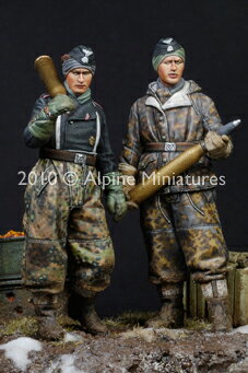 アルパインミニチュアズ プラモデル 1/35 武装親衛隊 パンタークルーセット 2体セ...