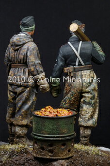アルパインミニチュアズ プラモデル 1/35 武装親衛隊 パンタークルーセット 2体セ...