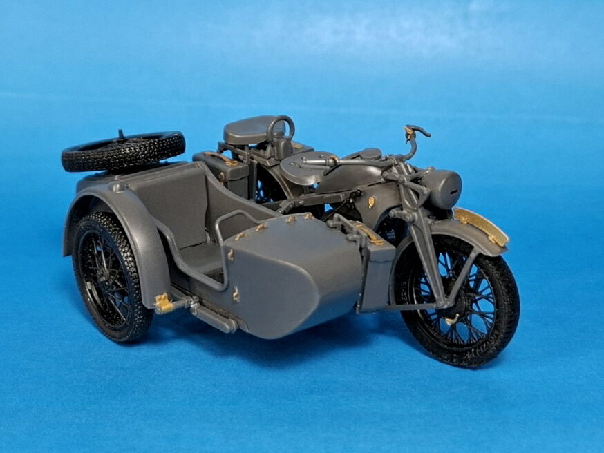パッションモデルズ 1/35 KS600サイドカー エッチング/3D ディテールアップセット ...