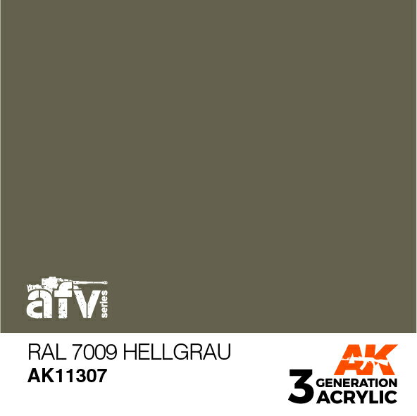 AKインタラクティブ アクリル塗料 AKアクリル3G RAL7009 ヘルグラウ AK11307