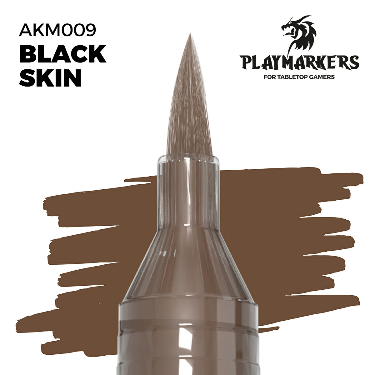 Rakuten - AKインタラクティブ 水性アクリル筆ペン プレイマーカー ブラックスキン AKM009