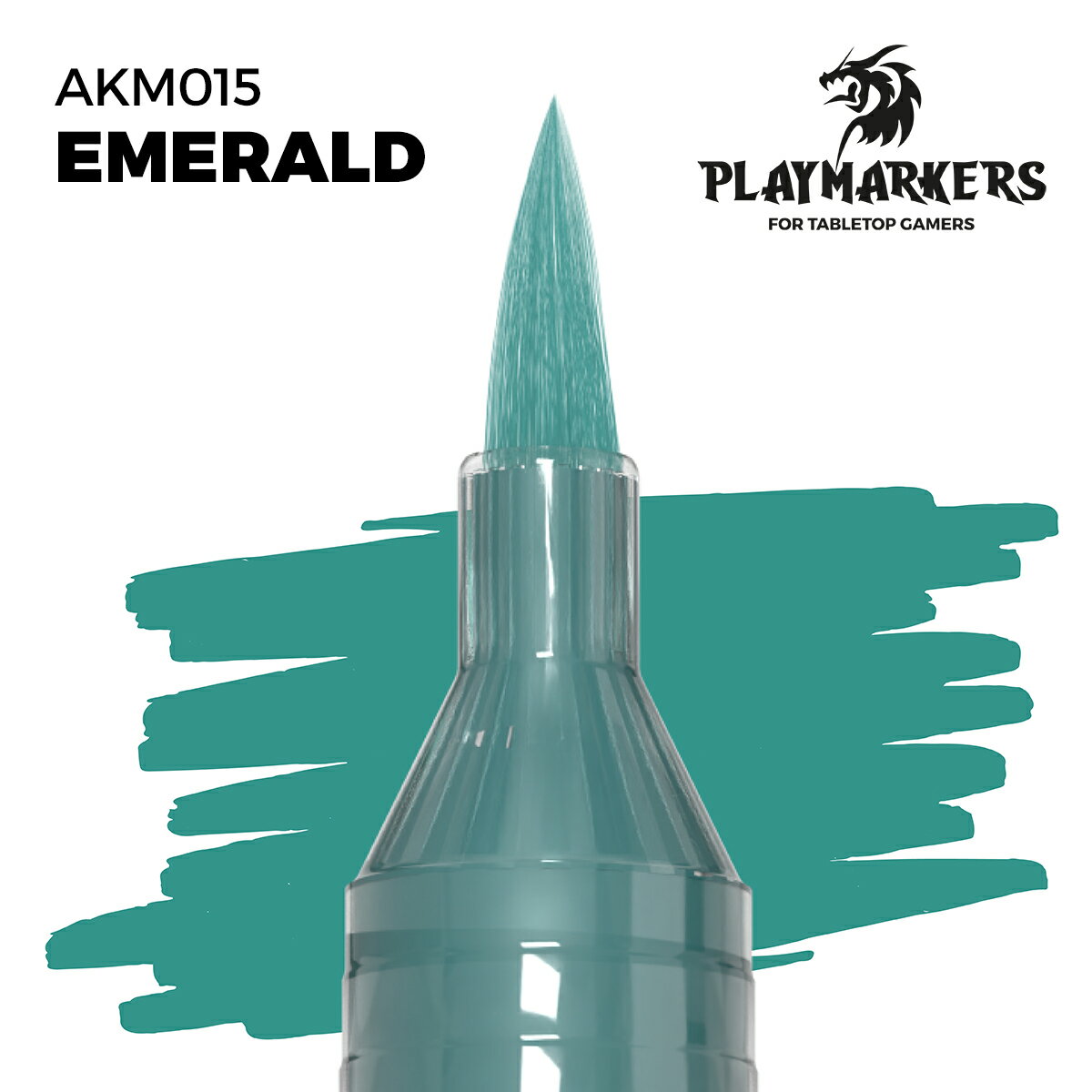 乐天商城 - AKインタラクティブ 水性アクリル筆ペン プレイマーカー エメラルド AKM015