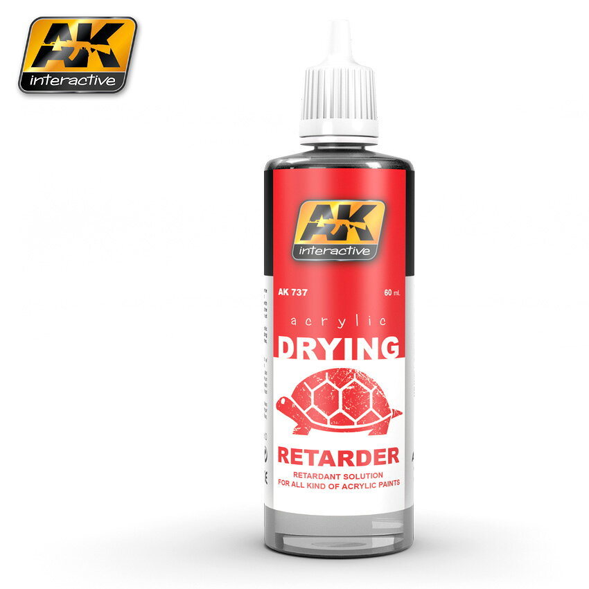AKインタラクティブ アクリルリターダー 水性アクリル用 乾燥遅延剤 60ml AK737