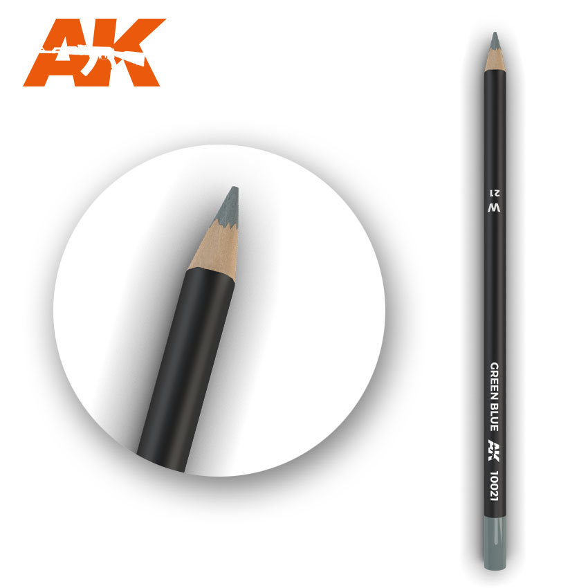 Rakuten - AKインタラクティブ ウェザリングペンシル グリーンブルー AK10021