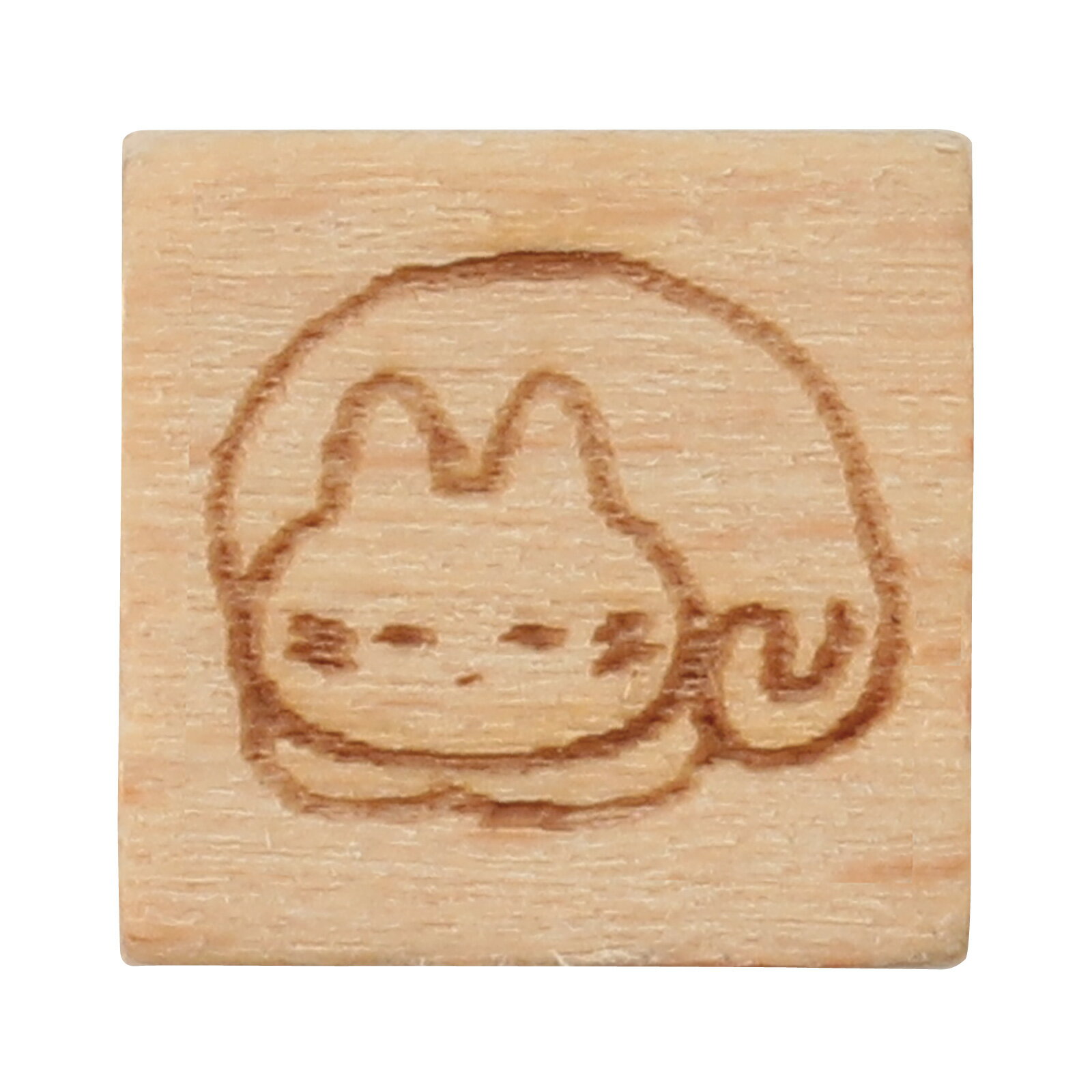 乐天商城 - アーテック 木柄スタンプ10 しろねこ まるまり No.74976